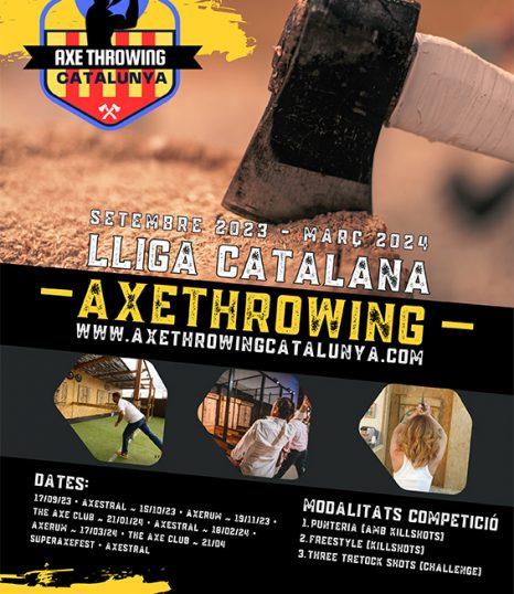 club de tiro con hacha Liga catalana Axe Throwing - Axe Throwing - tiro de hacha - tiro de hacha